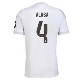 Pánské fotbalový oblečení Real Madrid David Alaba #4 Domácí košile 2025-26 Krátkým Rukávem